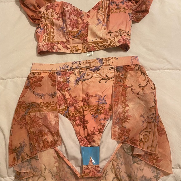 ASOS design luxe swimsuit